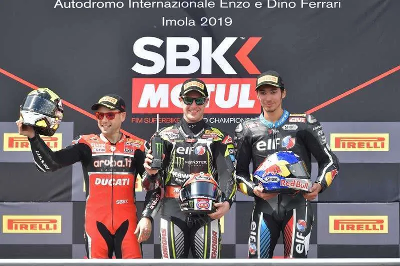 Imola WSBK podio Race1