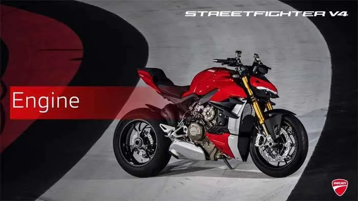 Ducati Streetfighter V4 print screen del video de lanzamiento