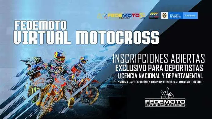 Afiche del campeonato virtual de MX