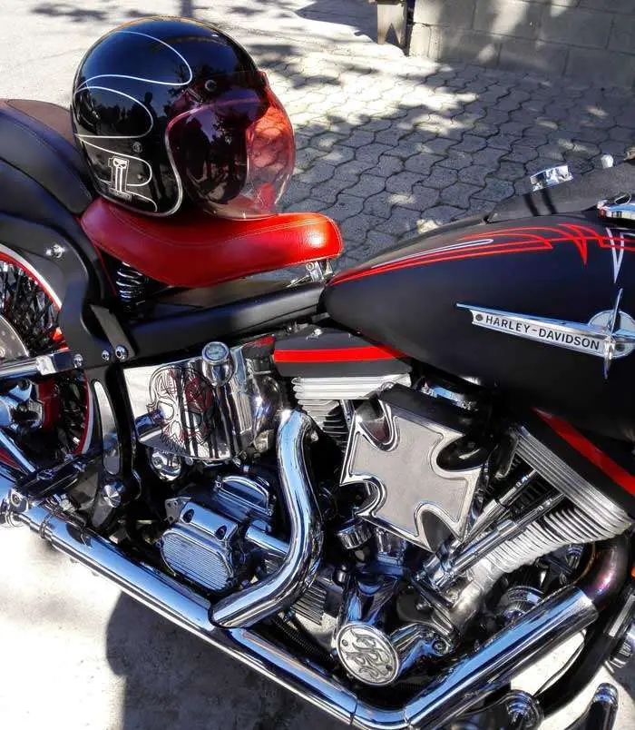 Harley Davidson estacionada