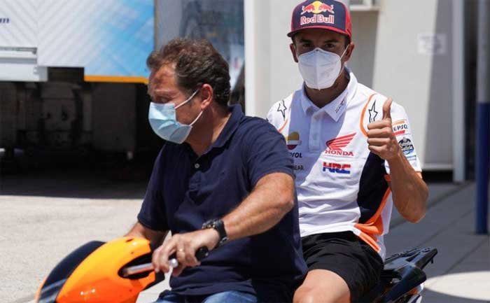 Márquez ya está en Jerez